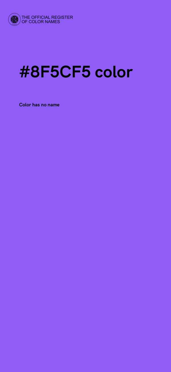 #8F5CF5 color image