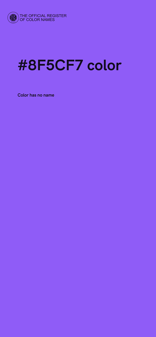 #8F5CF7 color image