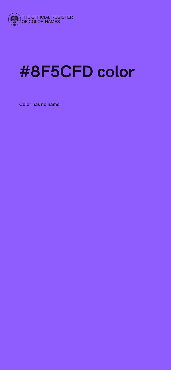 #8F5CFD color image