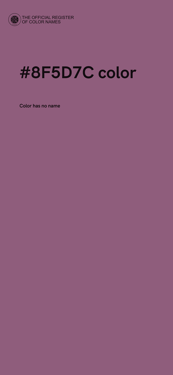 #8F5D7C color image