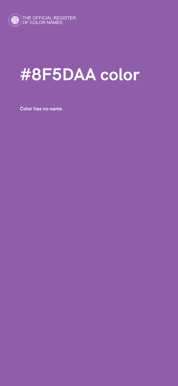 #8F5DAA color image