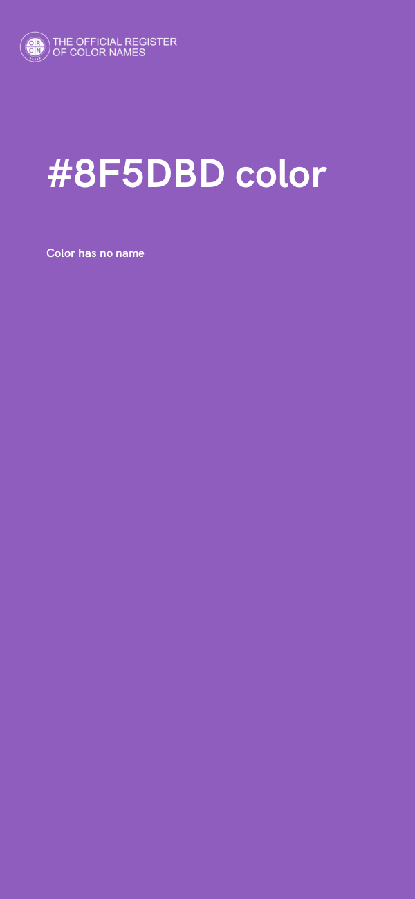 #8F5DBD color image