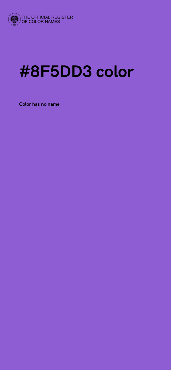 #8F5DD3 color image