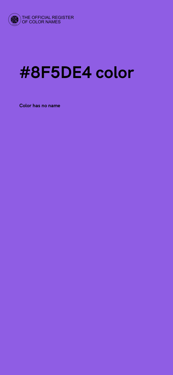 #8F5DE4 color image