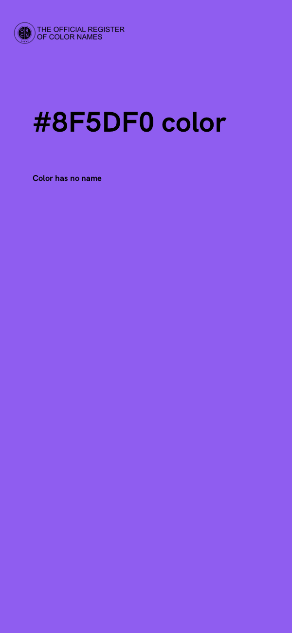 #8F5DF0 color image