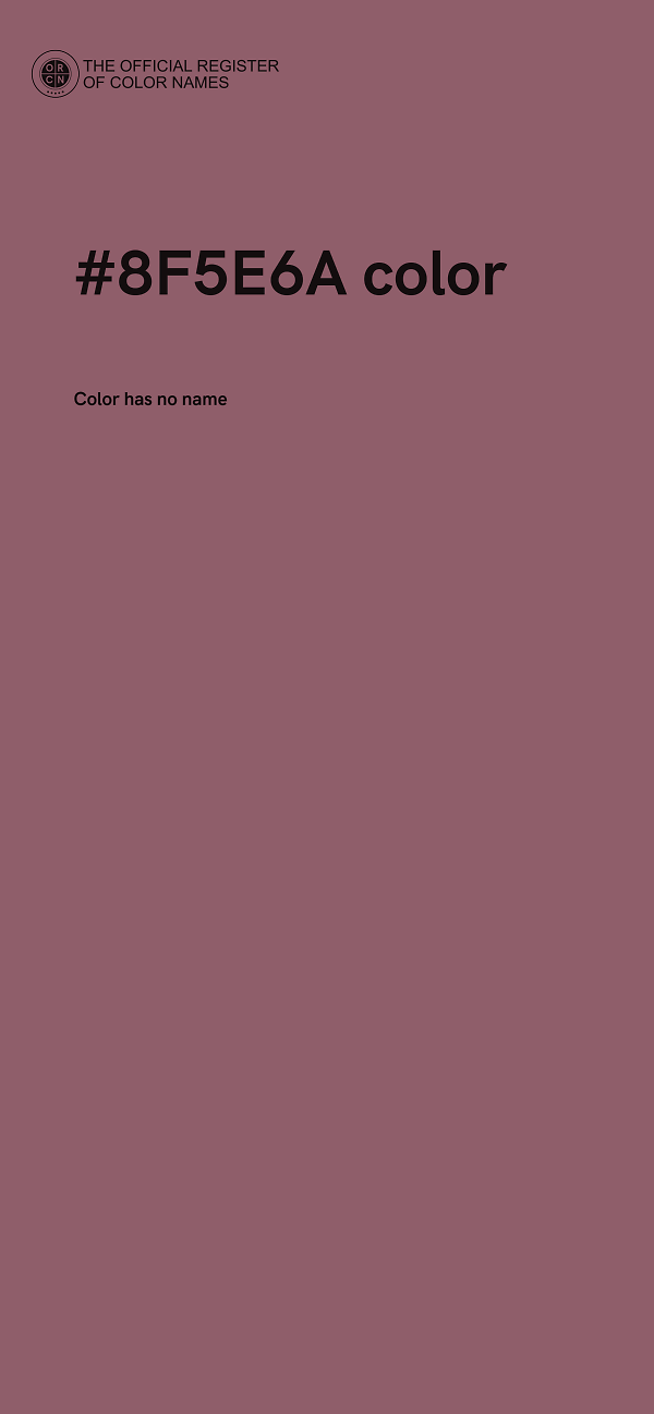 #8F5E6A color image
