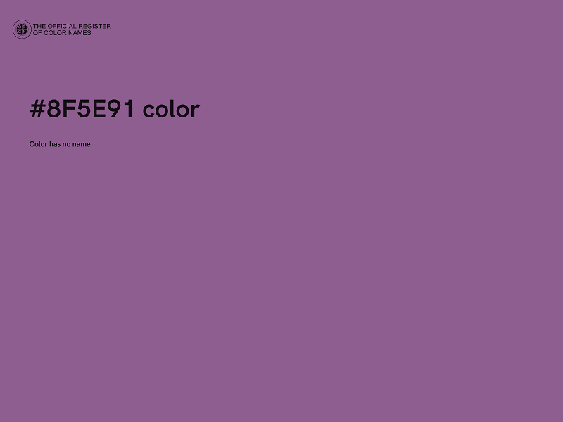 #8F5E91 color image