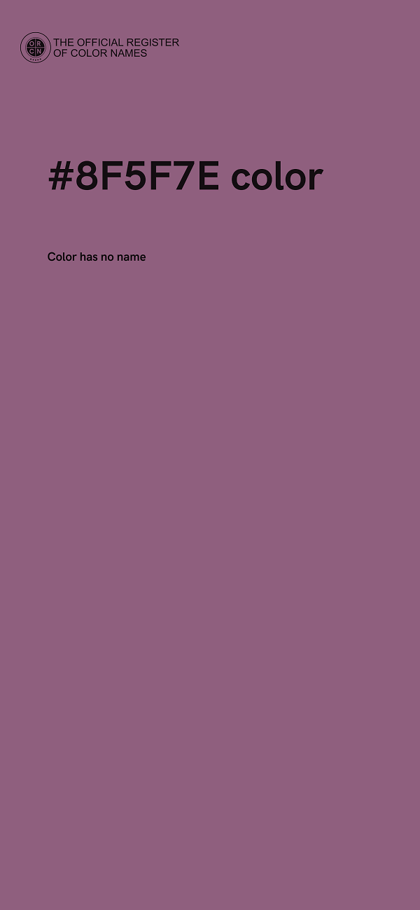 #8F5F7E color image
