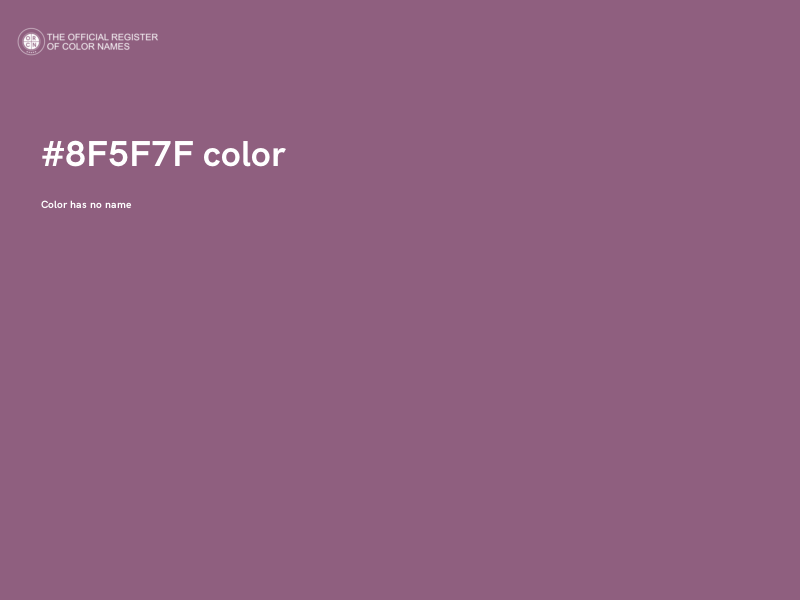 #8F5F7F color image