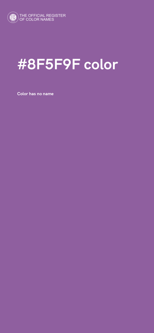 #8F5F9F color image