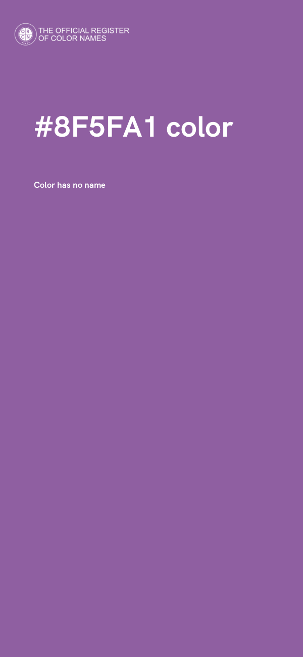 #8F5FA1 color image