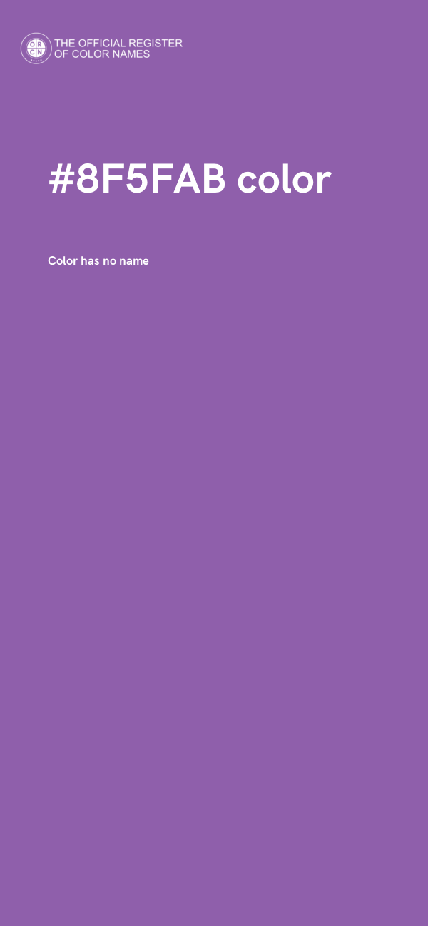 #8F5FAB color image