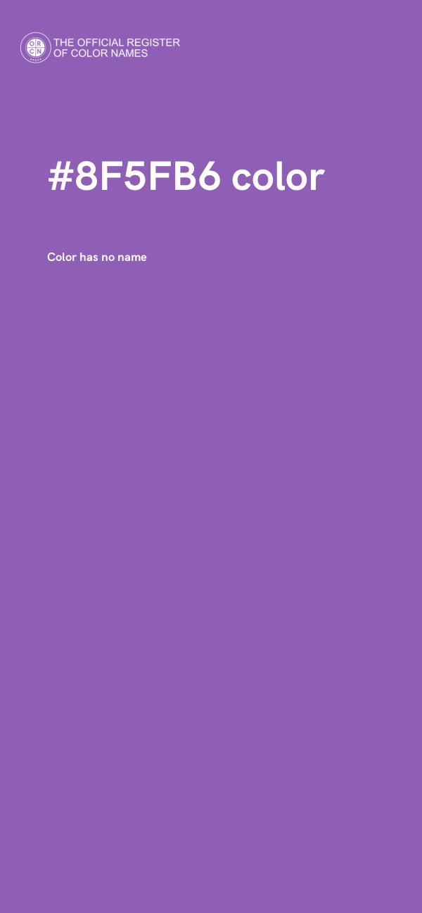 #8F5FB6 color image