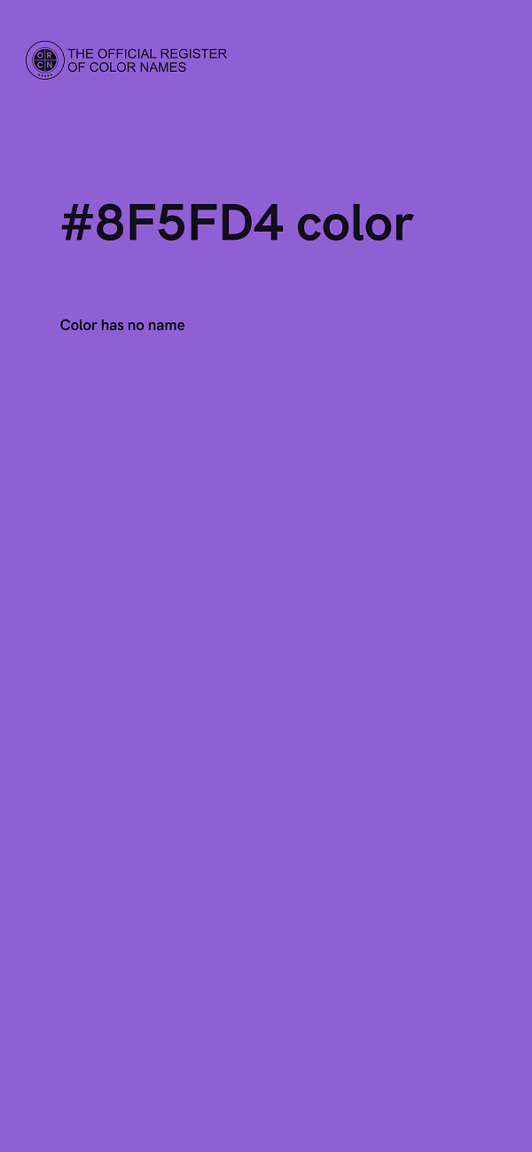 #8F5FD4 color image