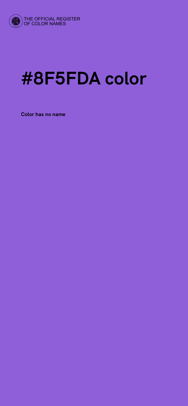 #8F5FDA color image