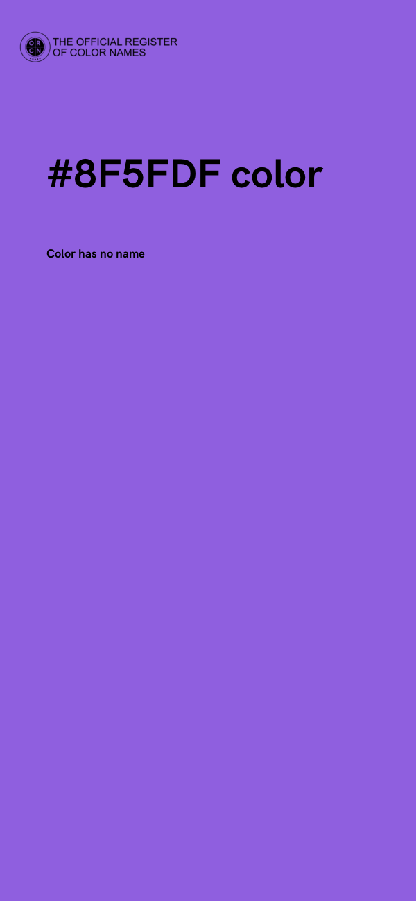 #8F5FDF color image