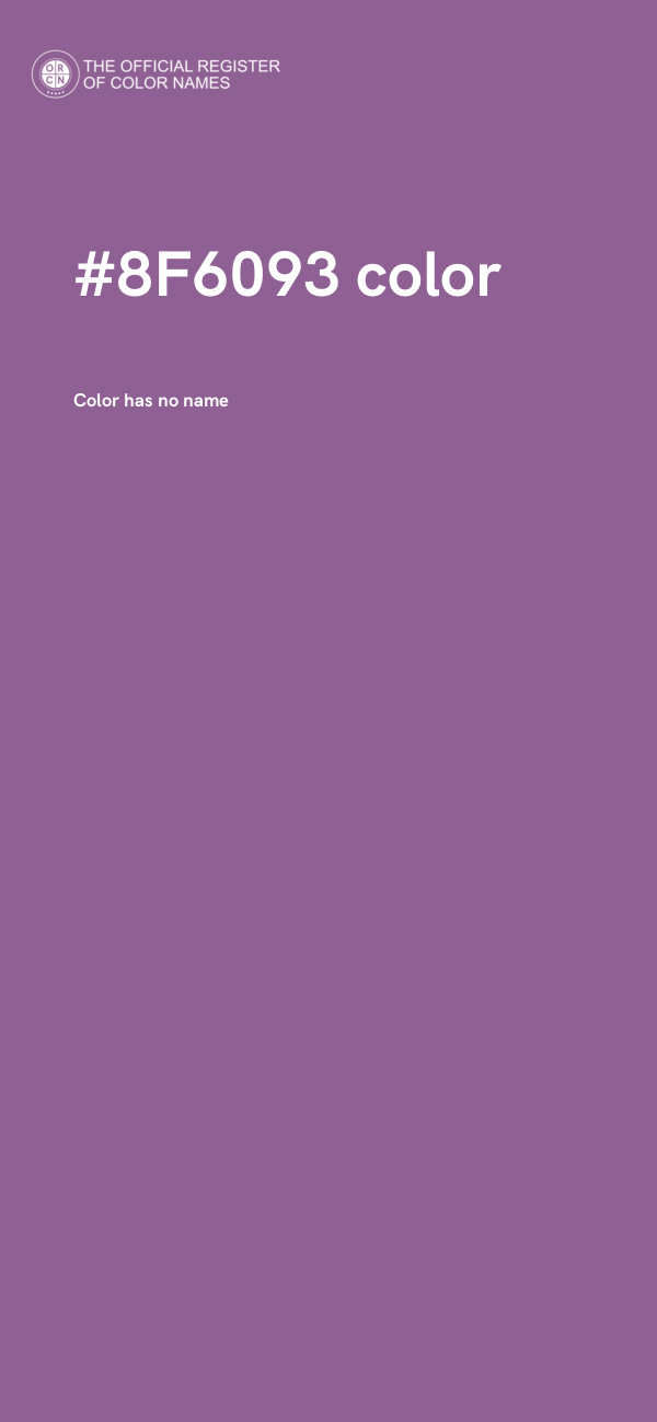 #8F6093 color image