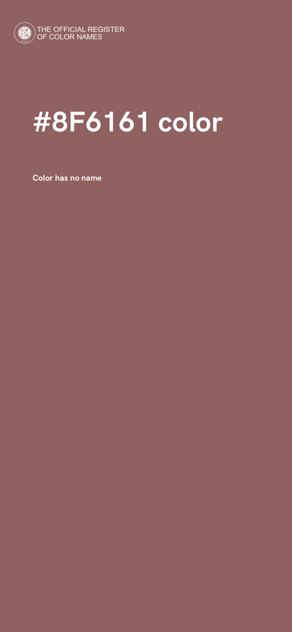 #8F6161 color image