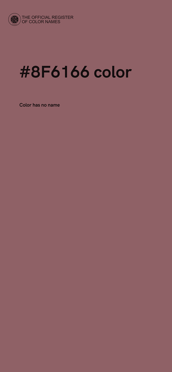 #8F6166 color image