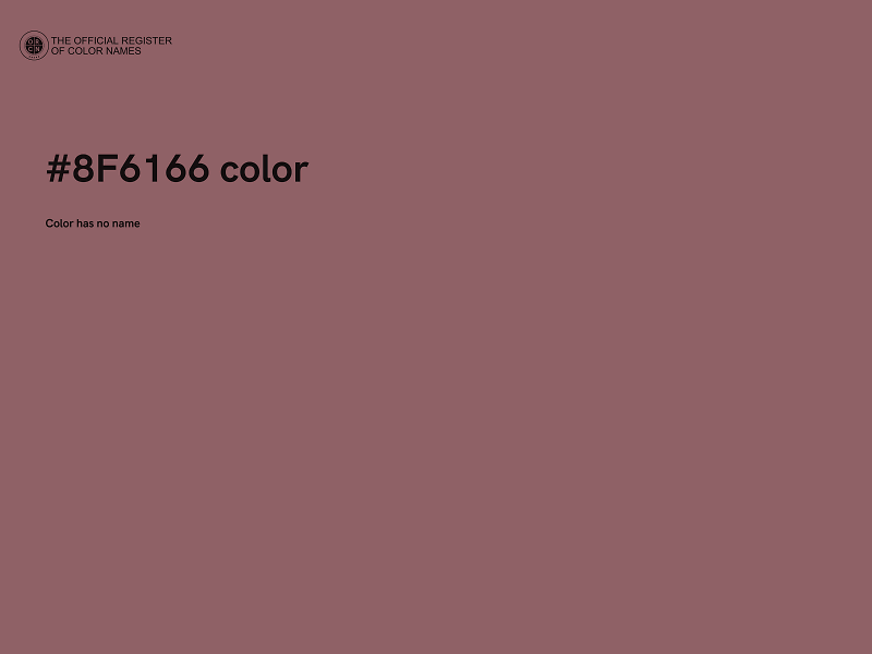 #8F6166 color image