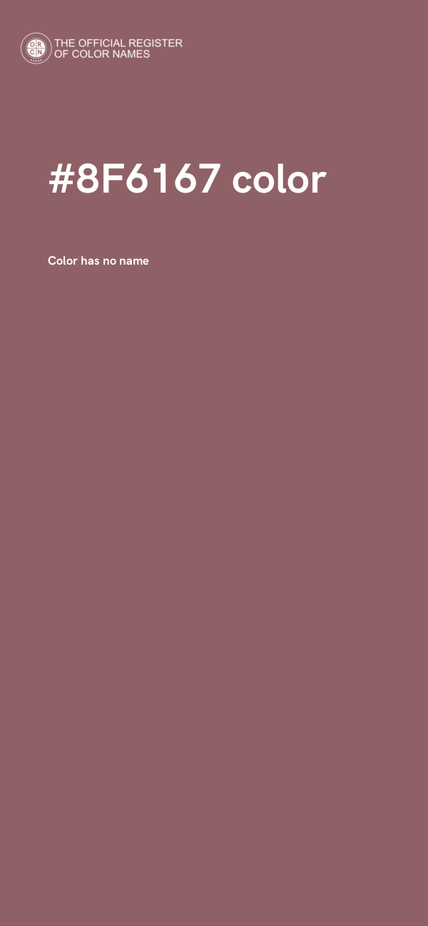 #8F6167 color image