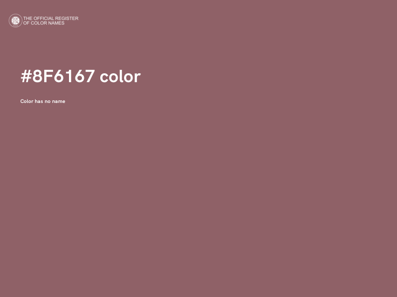 #8F6167 color image