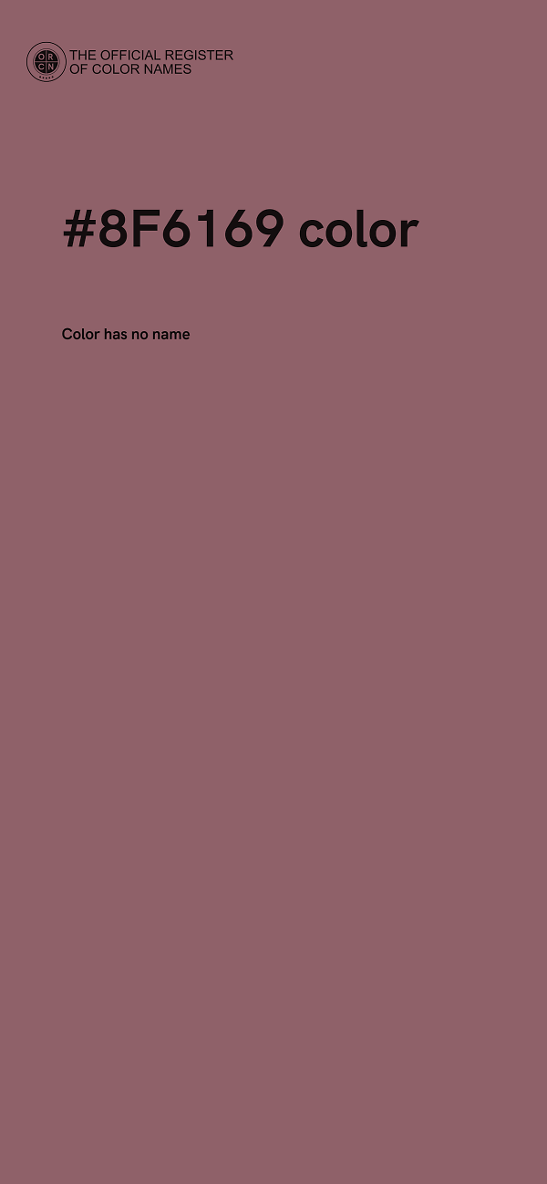 #8F6169 color image