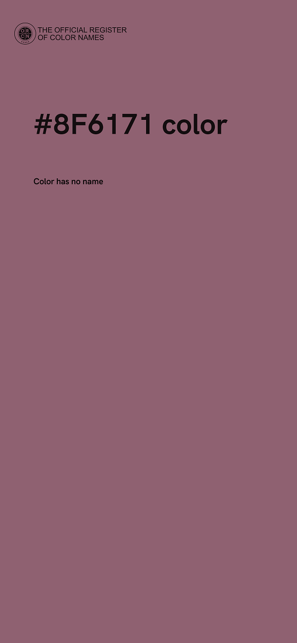 #8F6171 color image