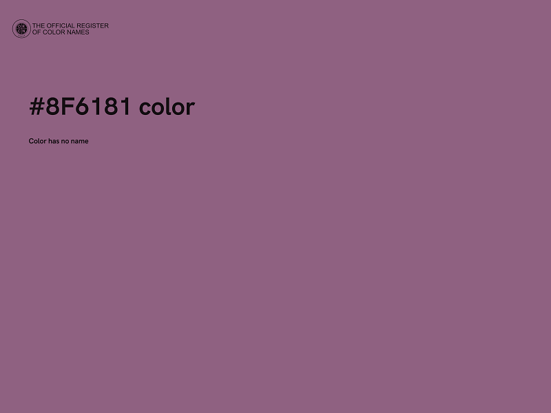 #8F6181 color image
