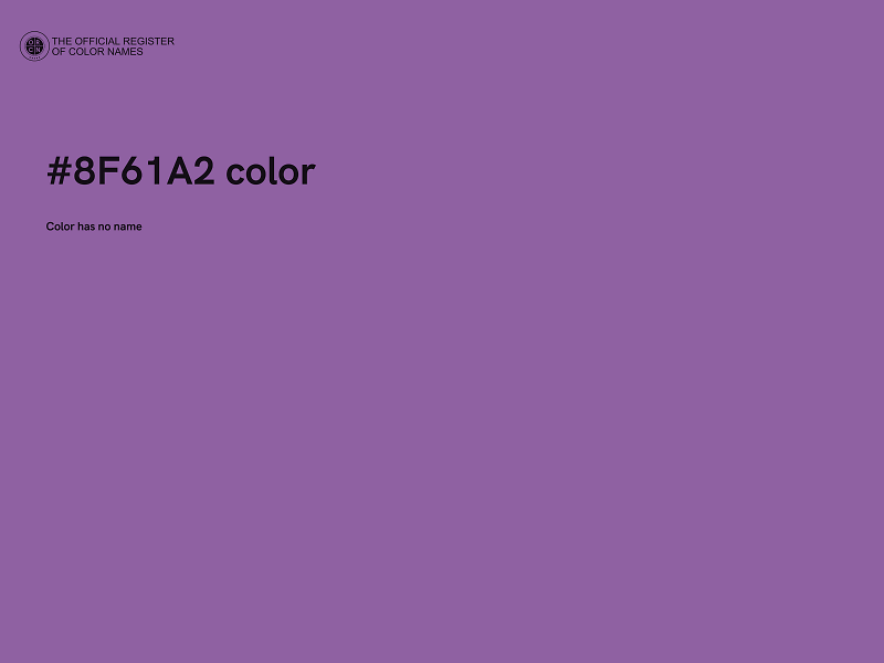 #8F61A2 color image