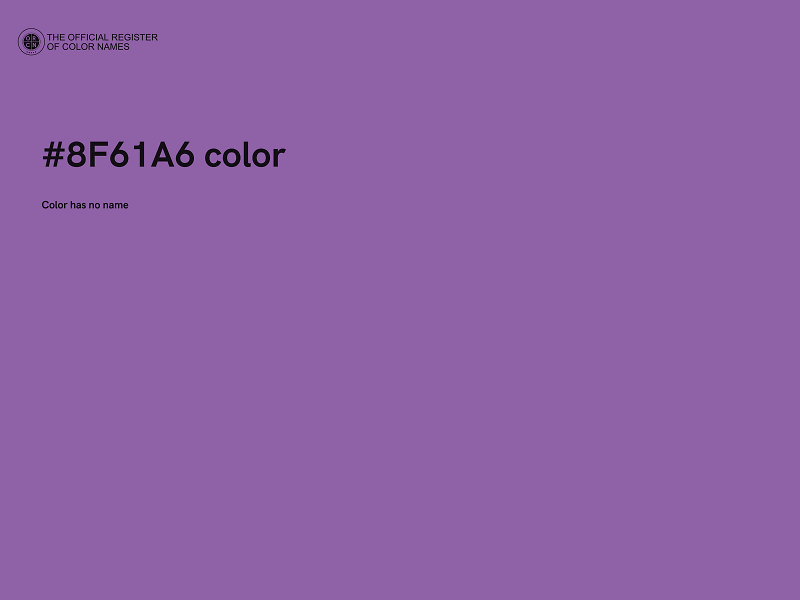 #8F61A6 color image