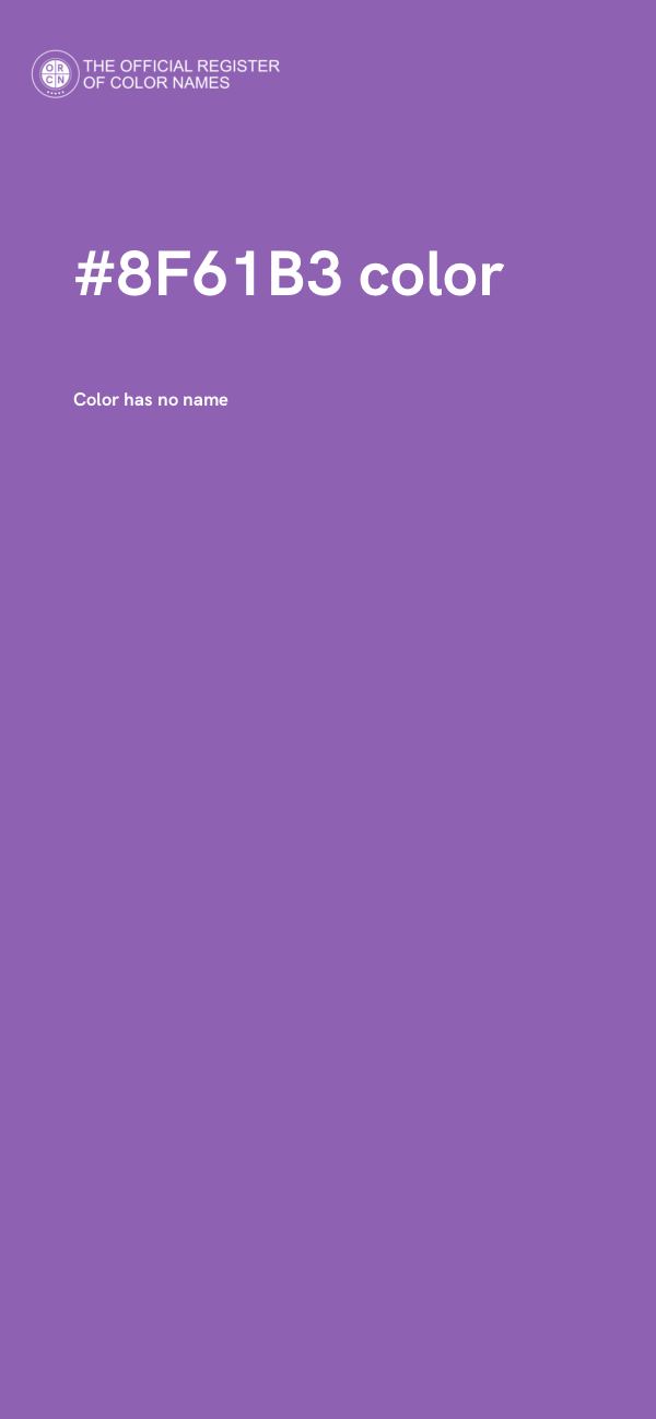 #8F61B3 color image