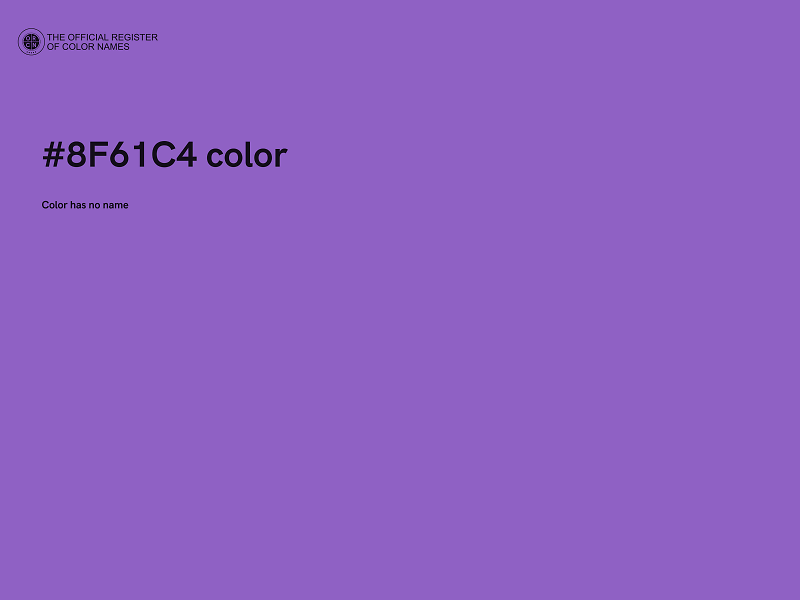 #8F61C4 color image