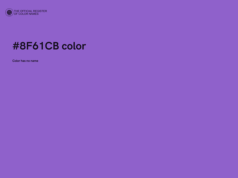 #8F61CB color image
