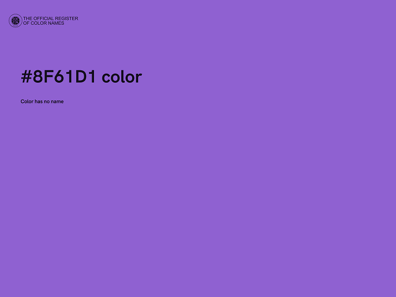 #8F61D1 color image
