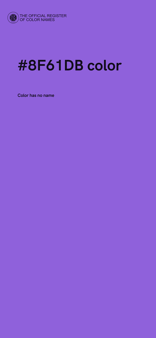 #8F61DB color image