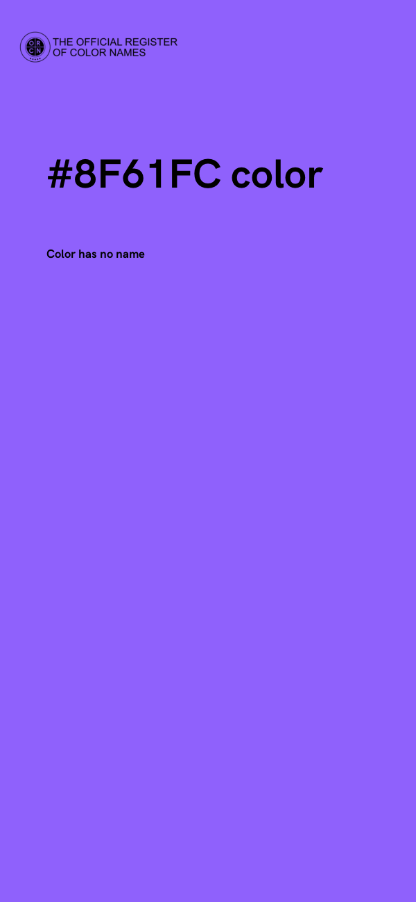 #8F61FC color image