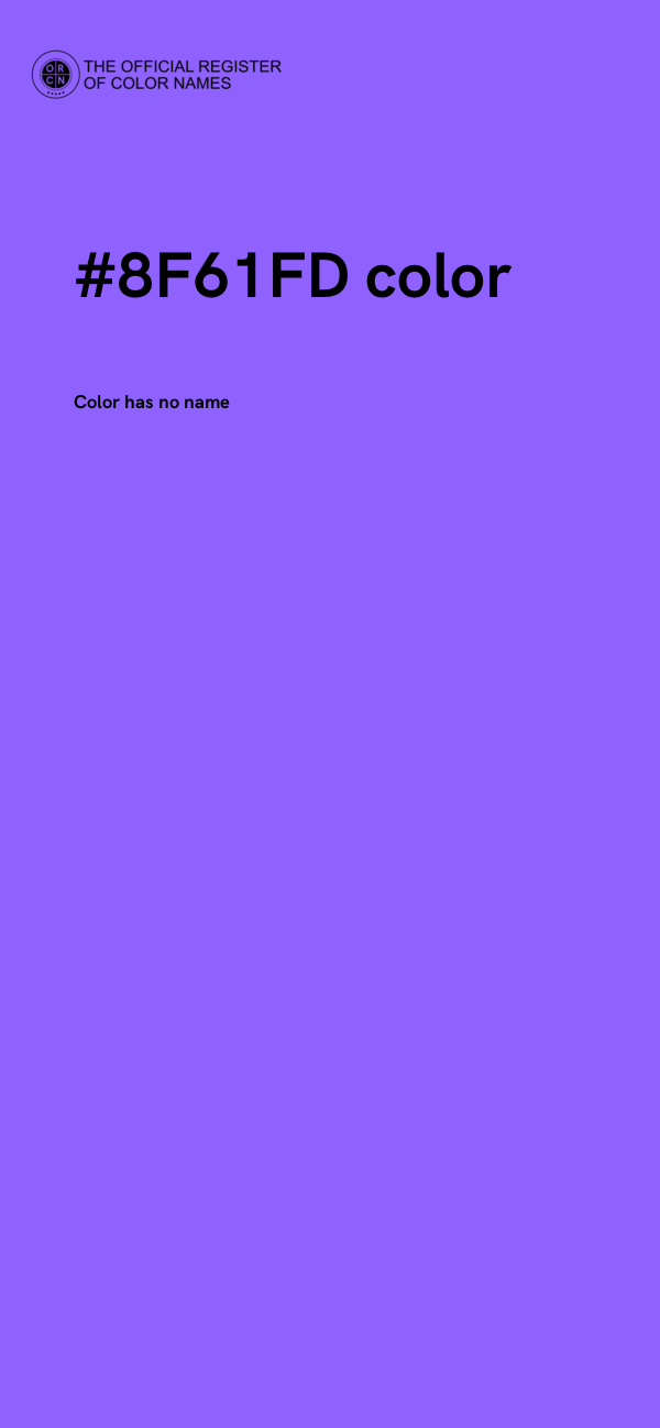 #8F61FD color image