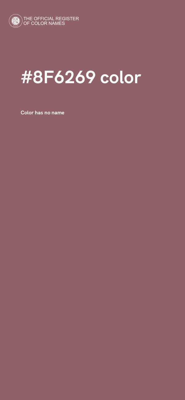 #8F6269 color image
