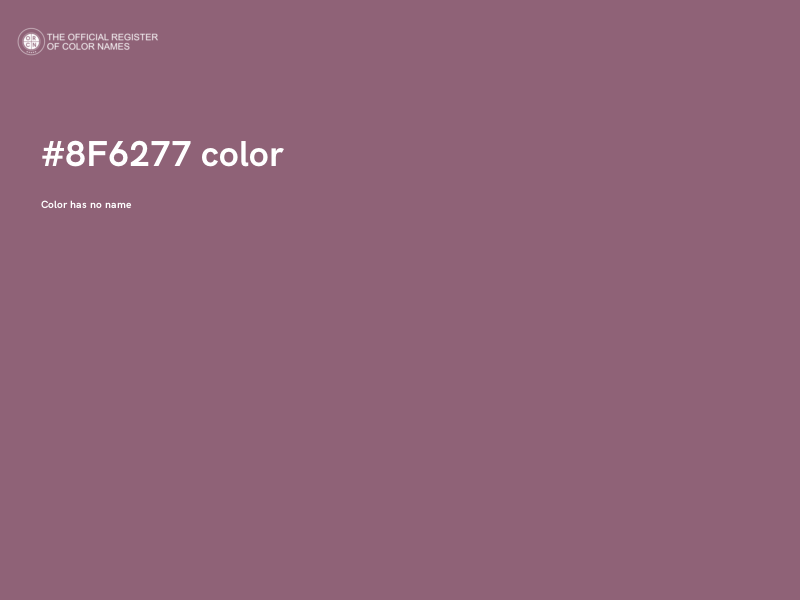 #8F6277 color image
