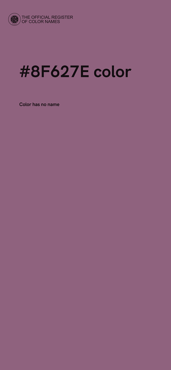 #8F627E color image