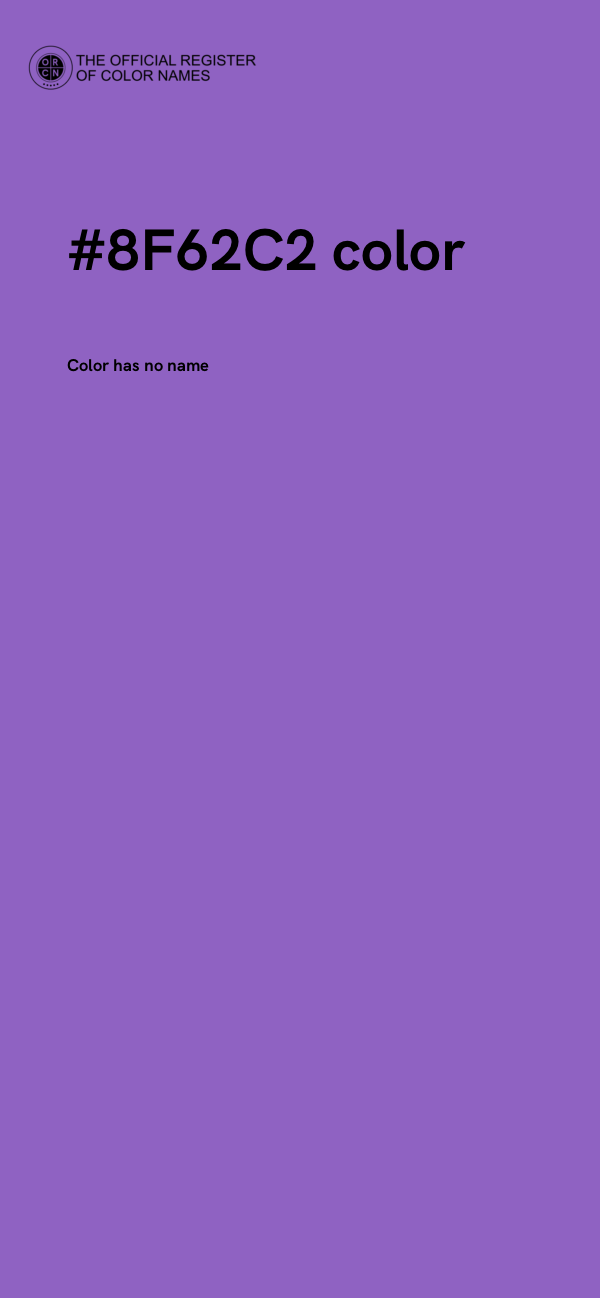 #8F62C2 color image