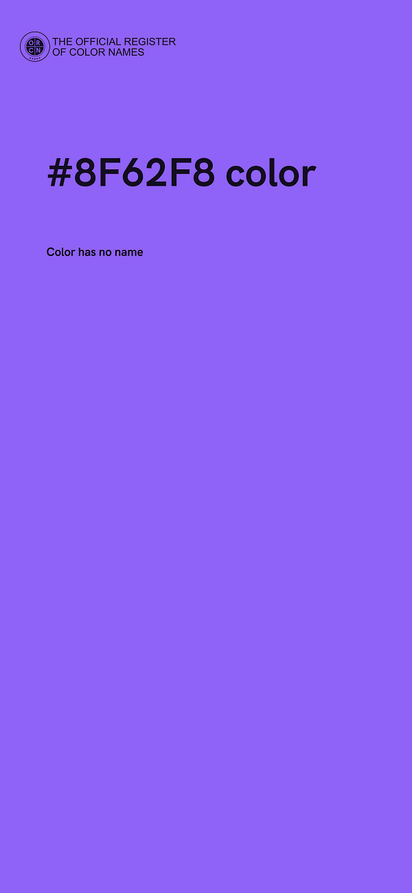 #8F62F8 color image