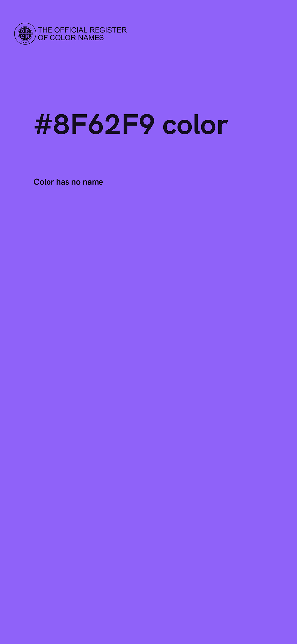 #8F62F9 color image