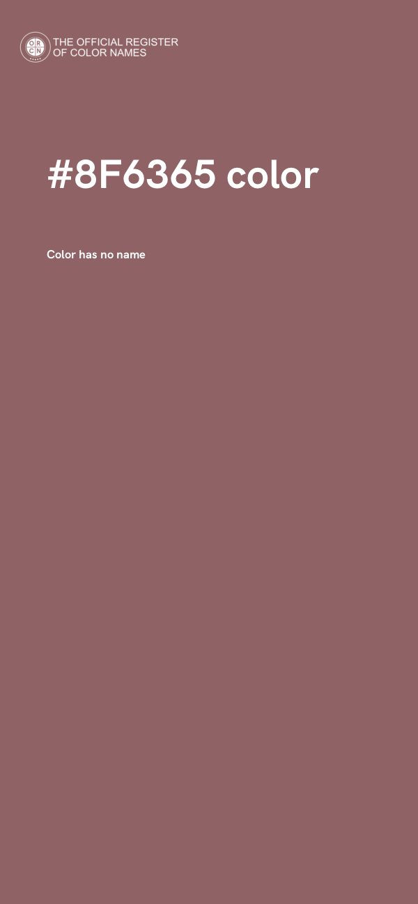 #8F6365 color image