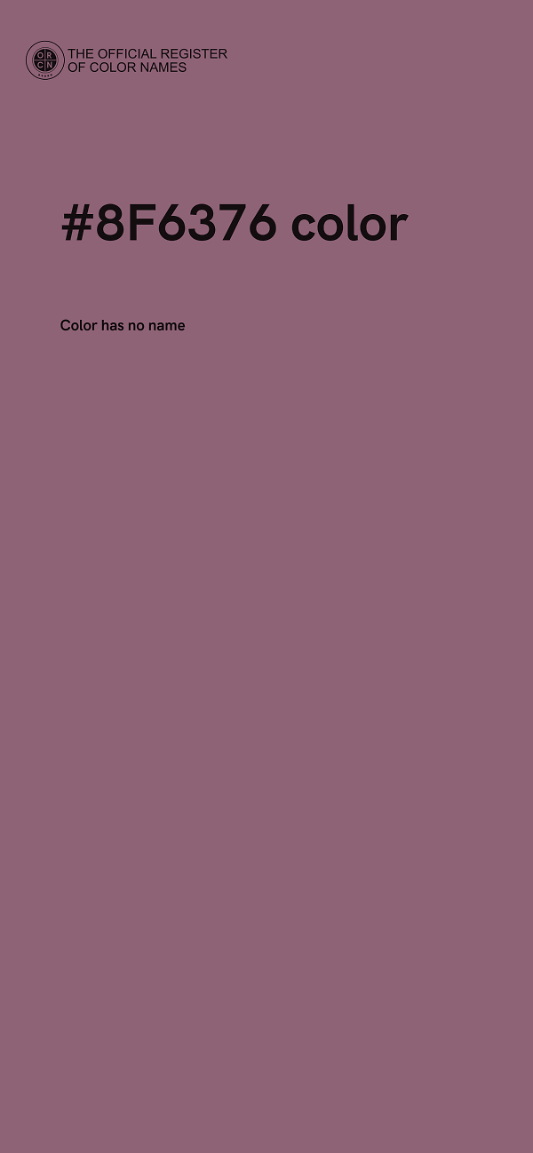 #8F6376 color image