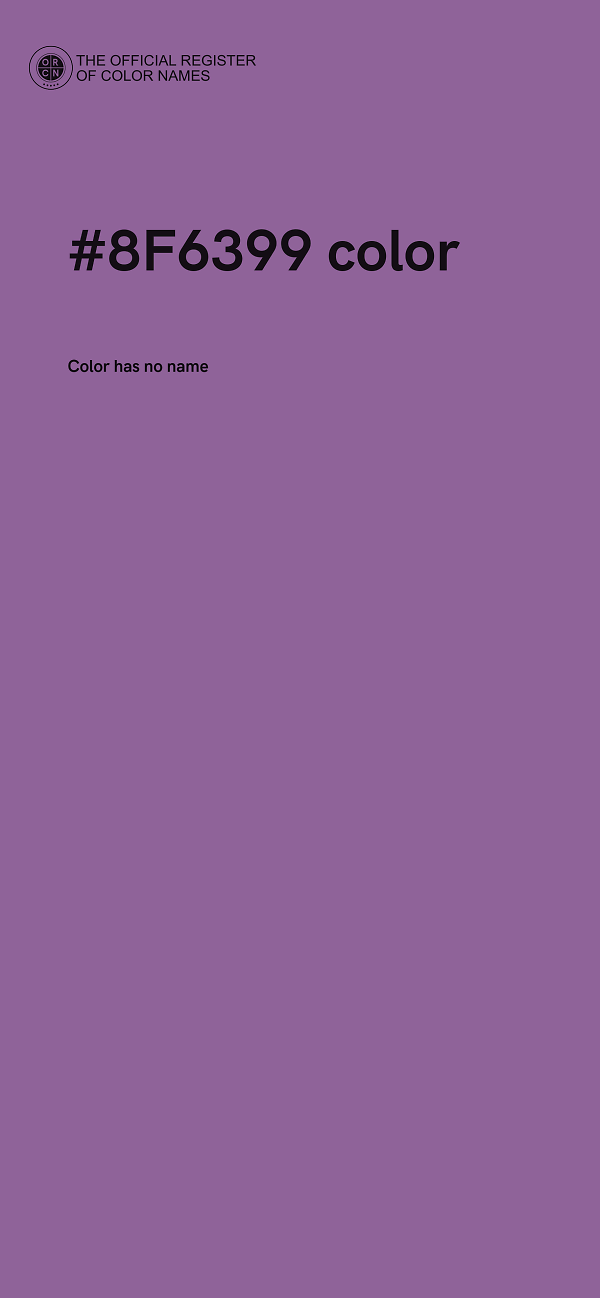#8F6399 color image