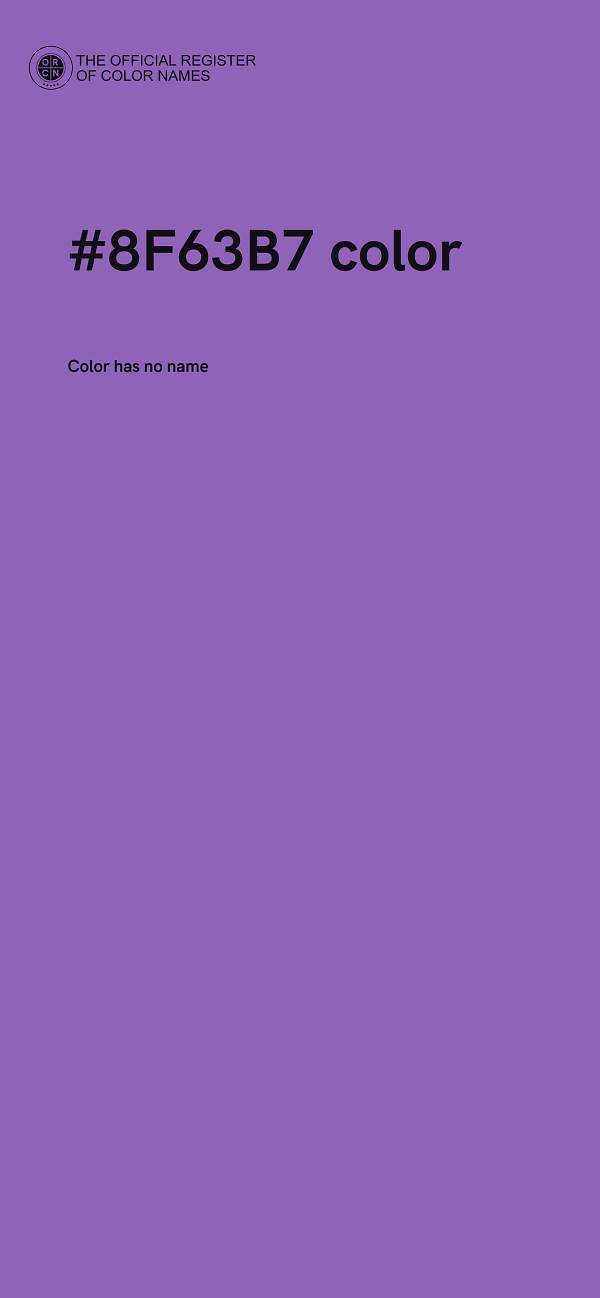#8F63B7 color image