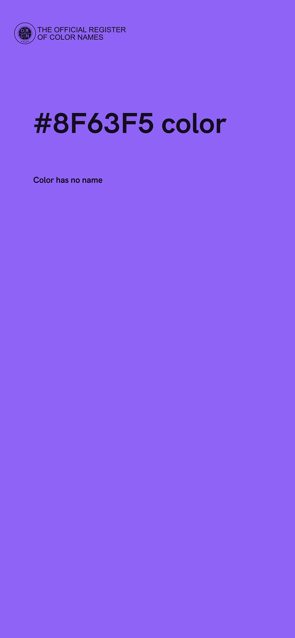 #8F63F5 color image