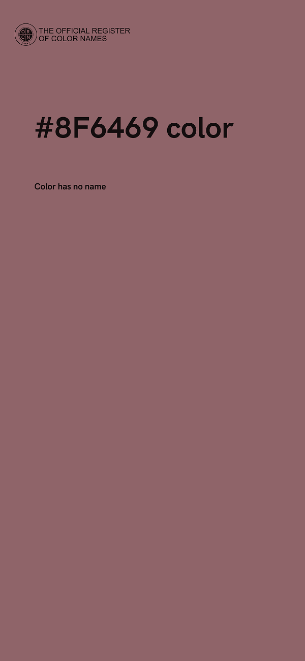 #8F6469 color image